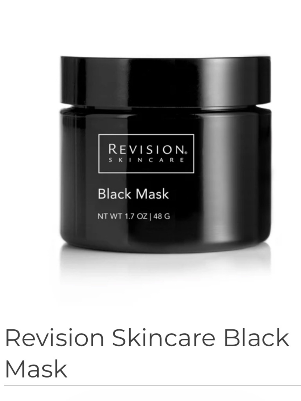Revision Skincare Black Mask